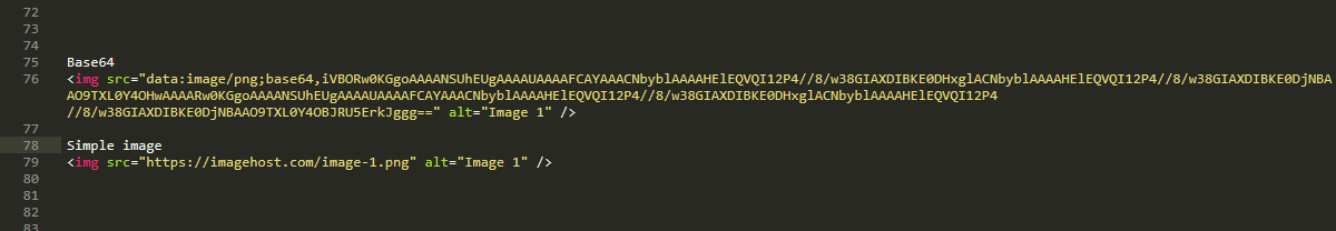 Base64 image compared to a simple image Base64 image compared to a simple image
