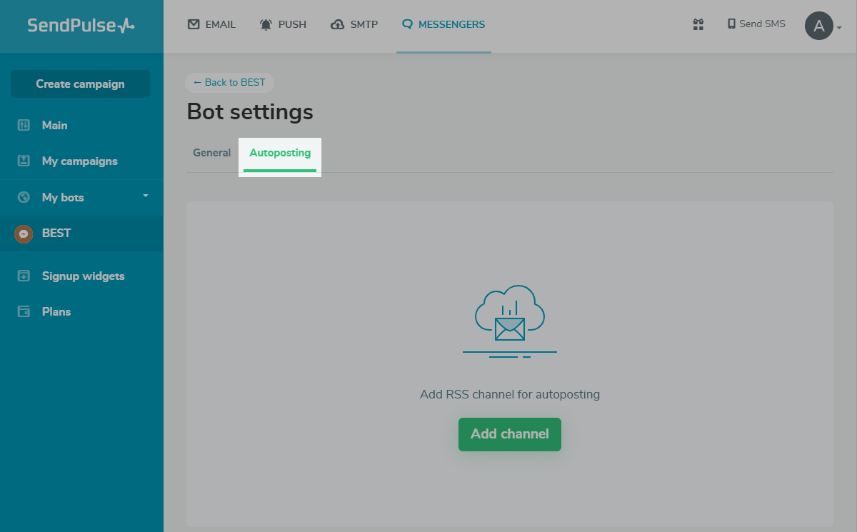 The Autoposting tab The Autoposting tab