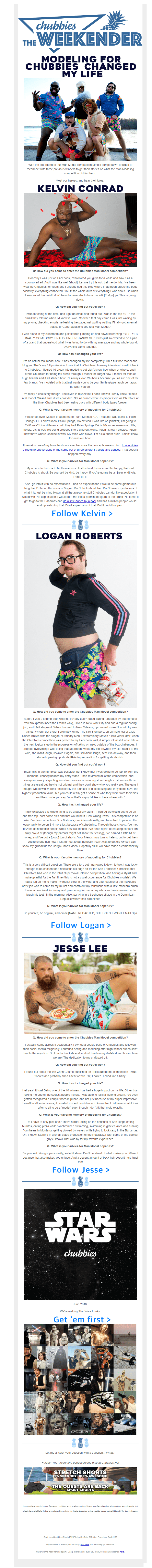 Email storytelling Email storytelling