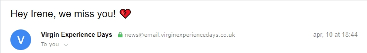 A personalized subject line A personalized subject line