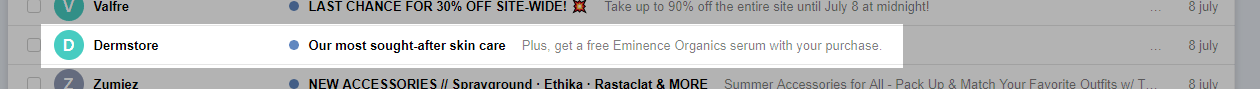 Email preheader Email preheader
