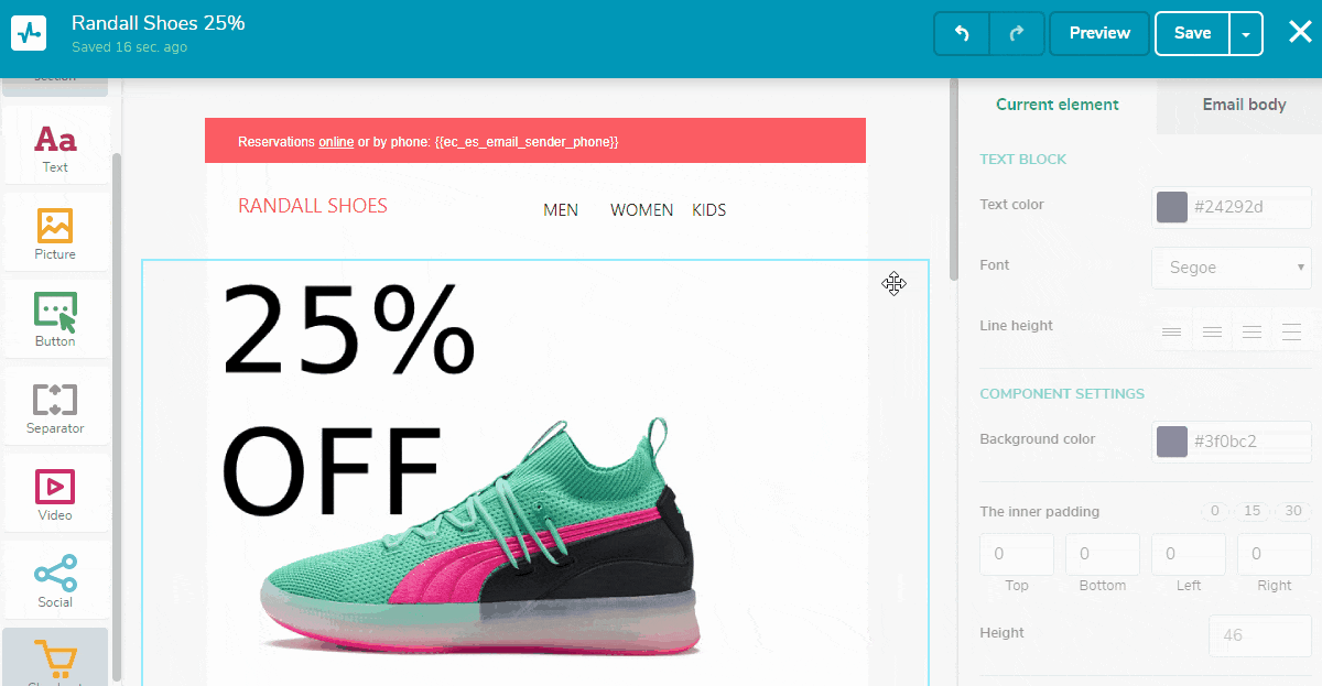 Create email content Create email content