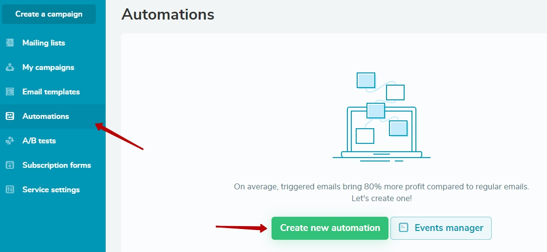 Go to Automations Go to Automations