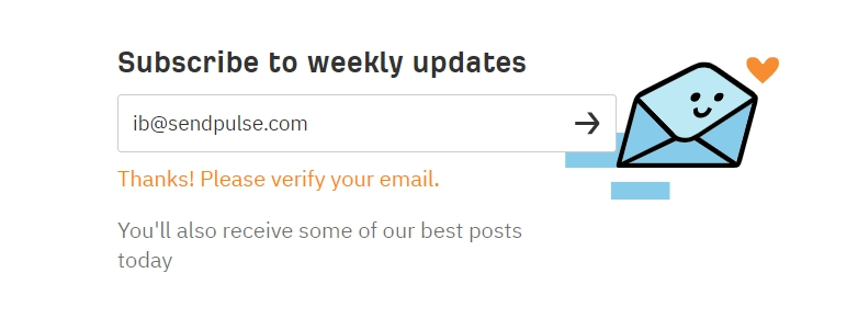 Double opt-in subscription Double opt-in subscription