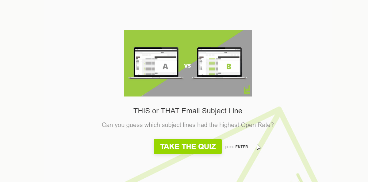 Email quiz Email quiz