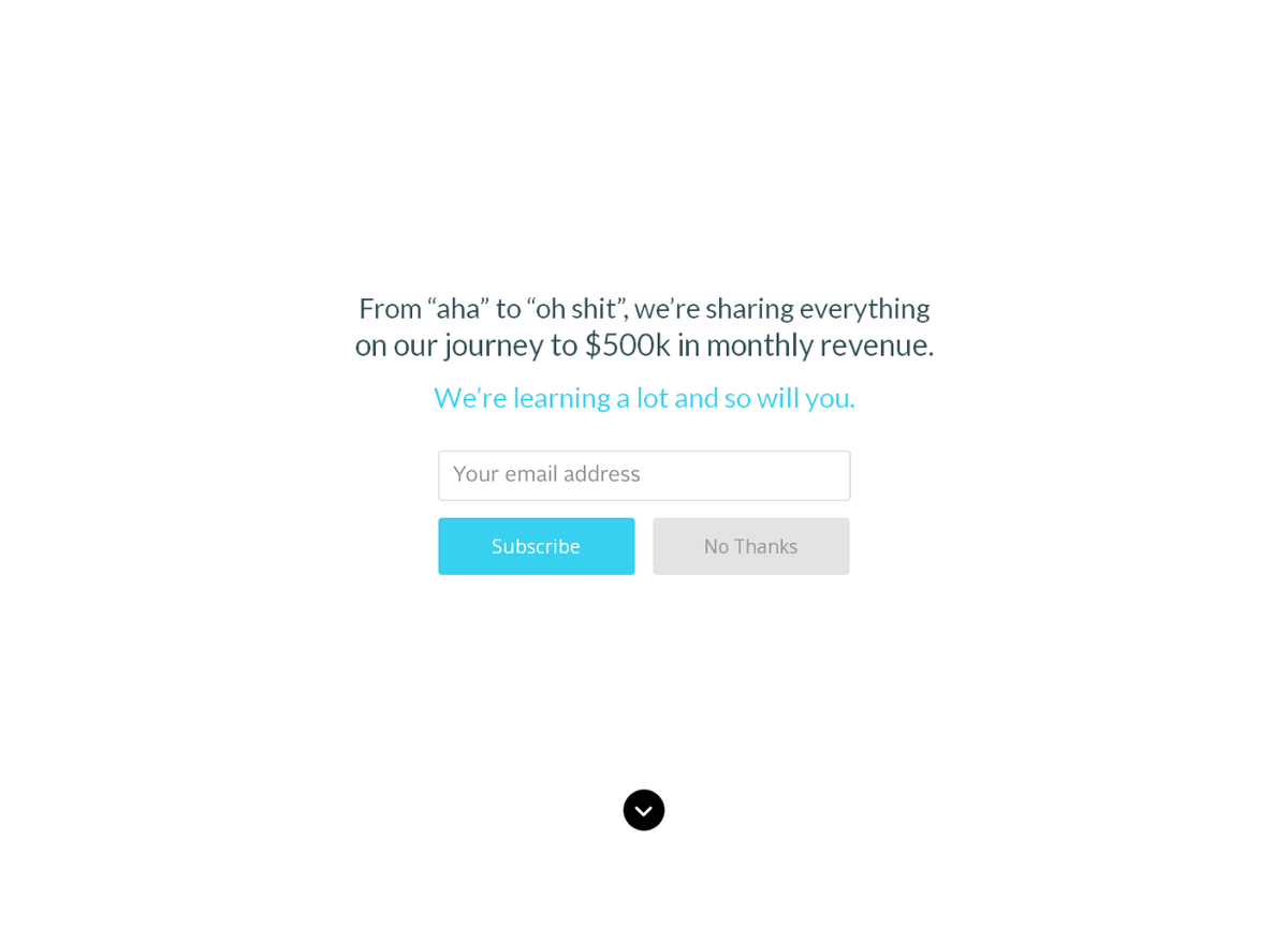 Popup for entry-level entrepreneurs