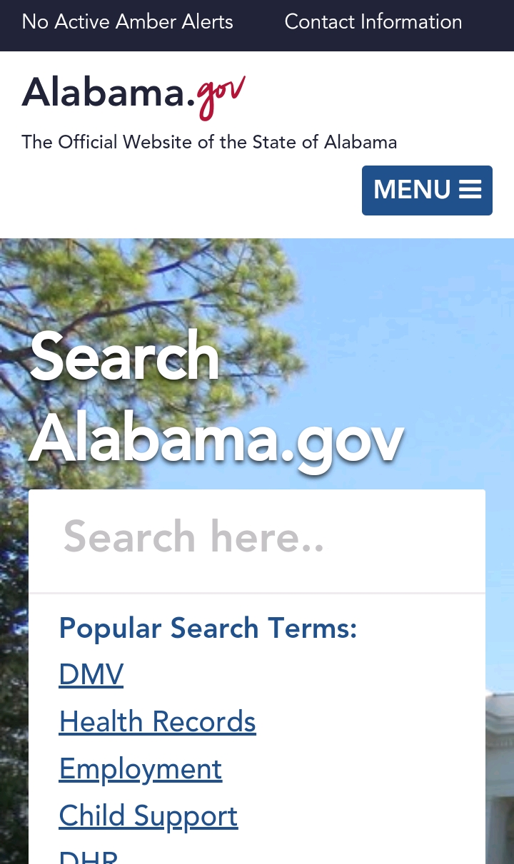 Mobile landing page Mobile landing page