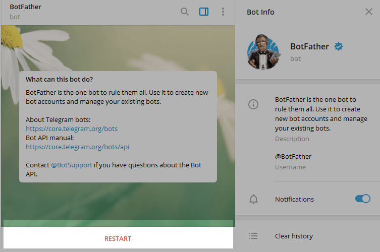 Activate the chatbot Activate the chatbot
