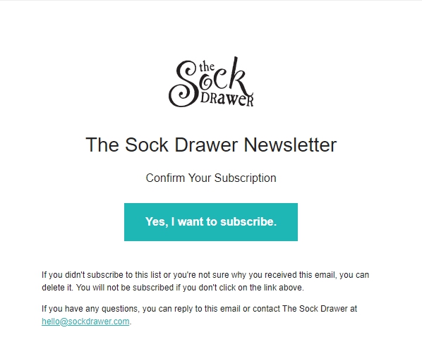 Double opt-in Double opt-in