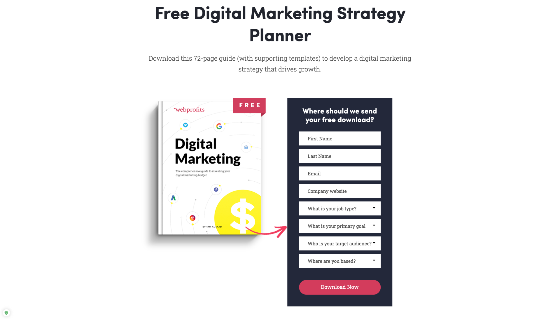 Visuals on a squeeze page Visuals on a squeeze page