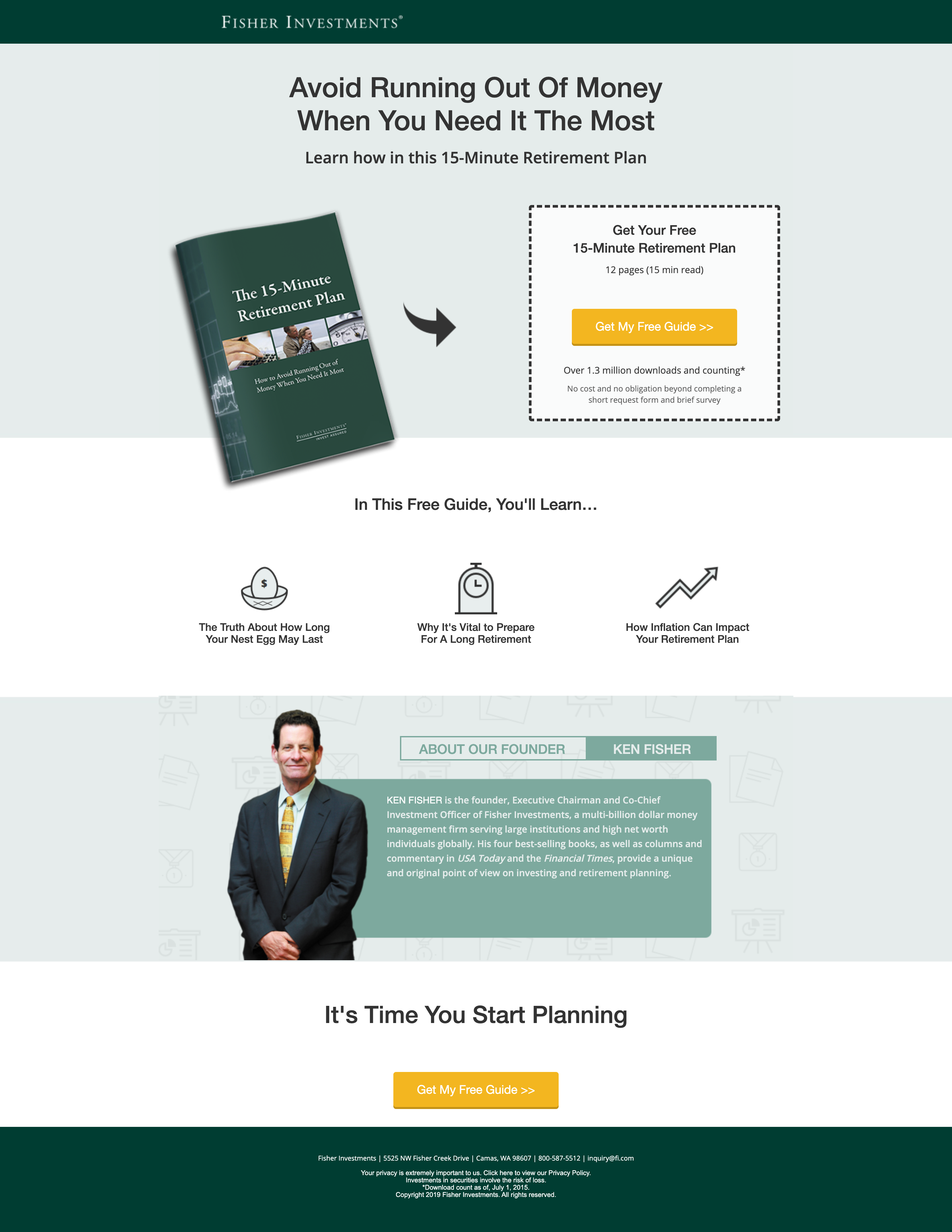 A squeeze page with a killer headline A squeeze page with a killer headline