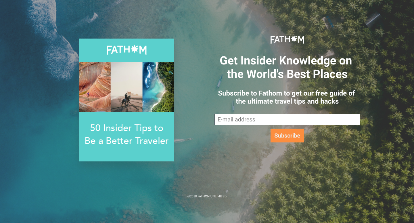 Squeeze page with a great design Squeeze page with a great design