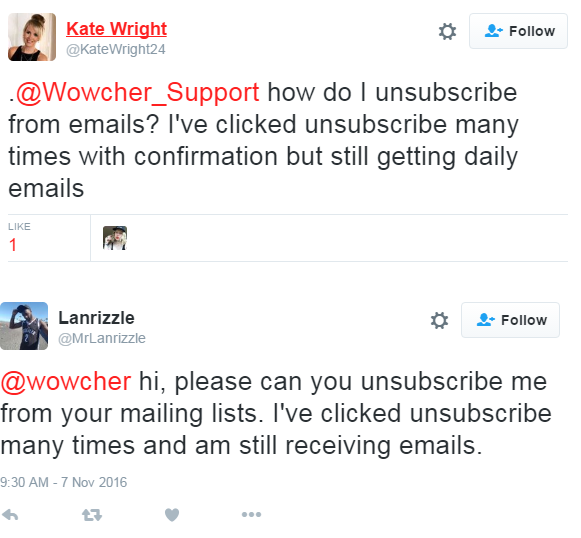 Spam email complaints Spam email complaints