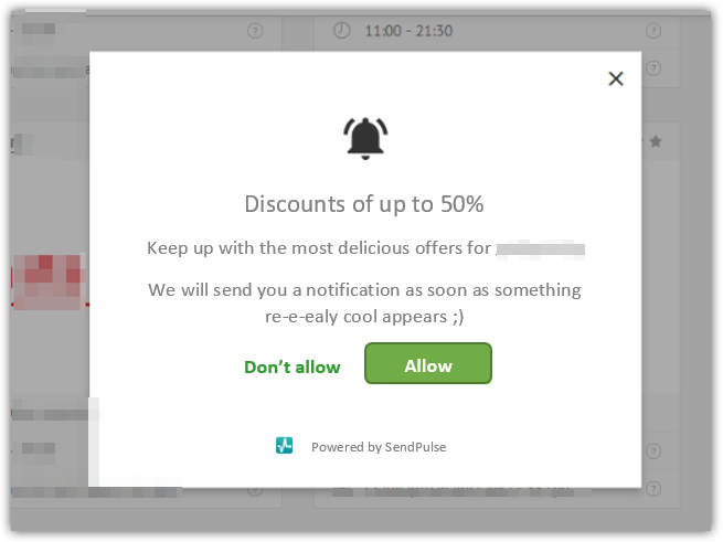 Web push marketing