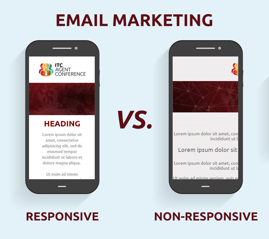 Plantillas de correo adaptables y no adaptables
