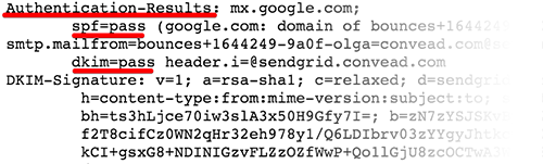 Verificación de SPF y DKIM Llevar a cabo la verificación de SPF y DKIM