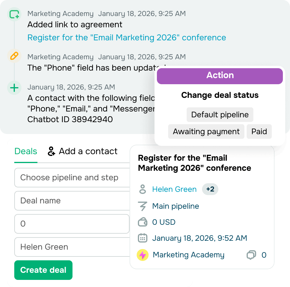 Build a simpler path from first message to purchase