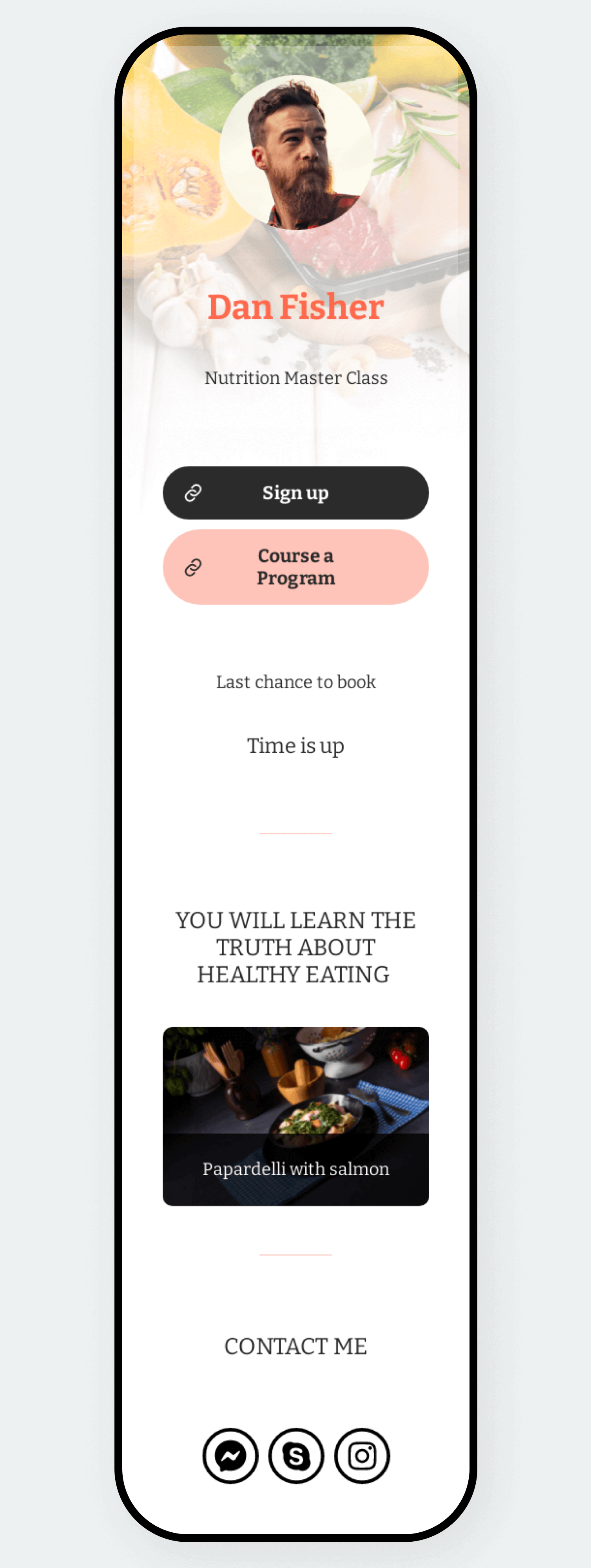 Online workshop website