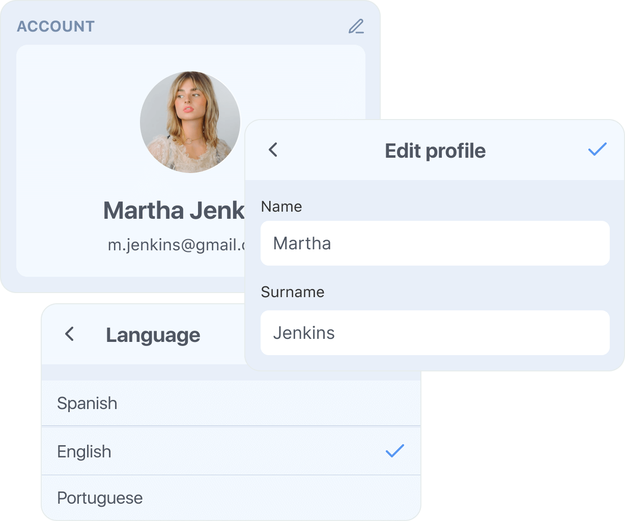 Intuitive profile settings
