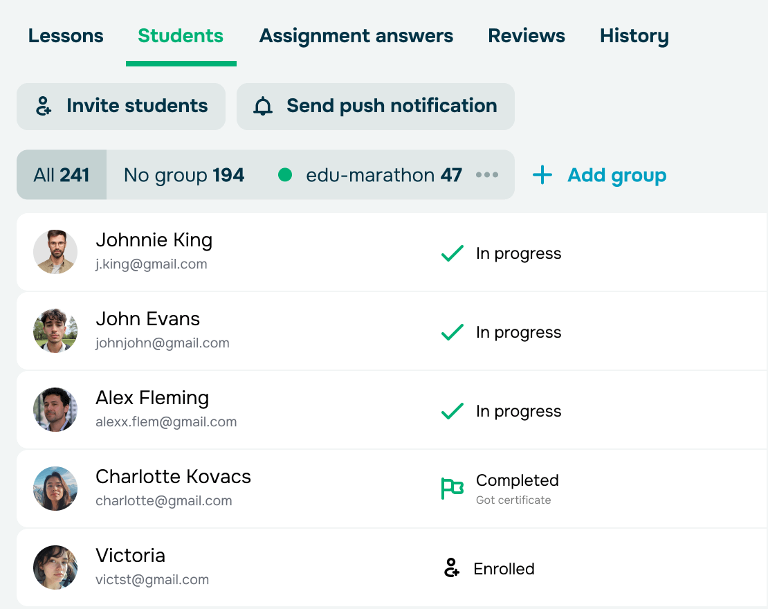 Robust audience engagement features