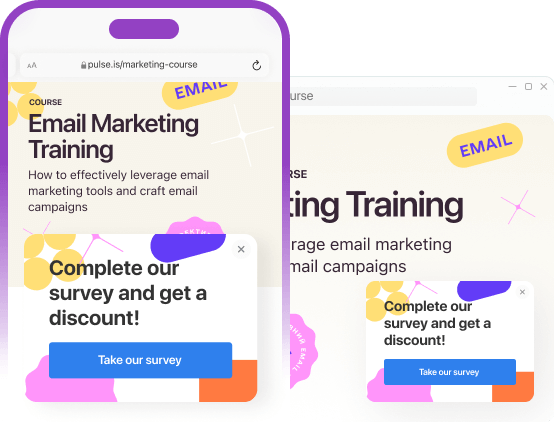 Create a unique survey design