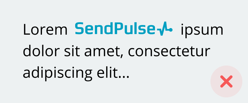 sendpulse incorrect logo