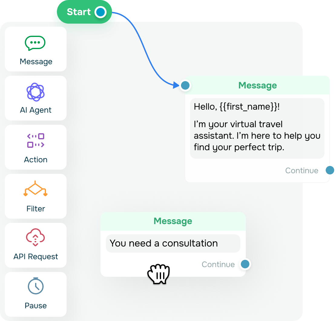 Engage customers with an intelligent SMS chatbot