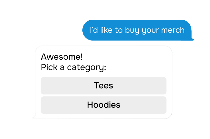 TikTok chatbot for sales