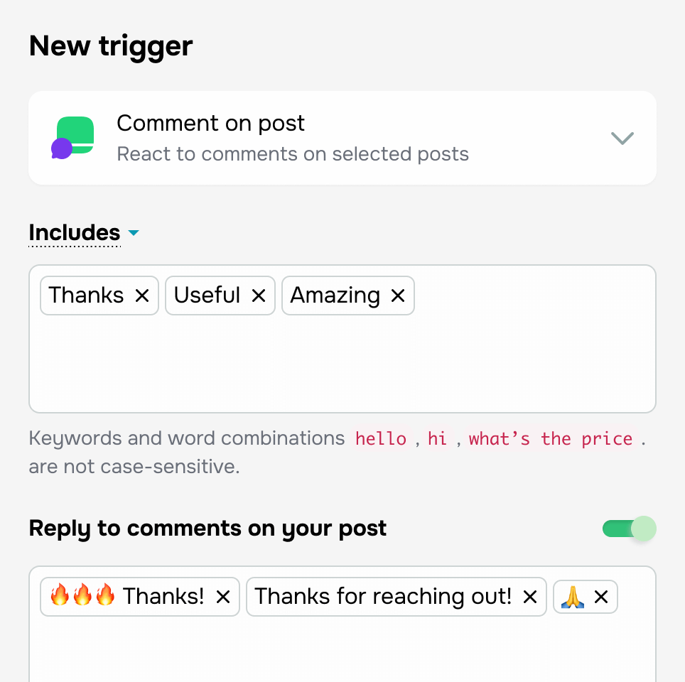 Stay on top of comments