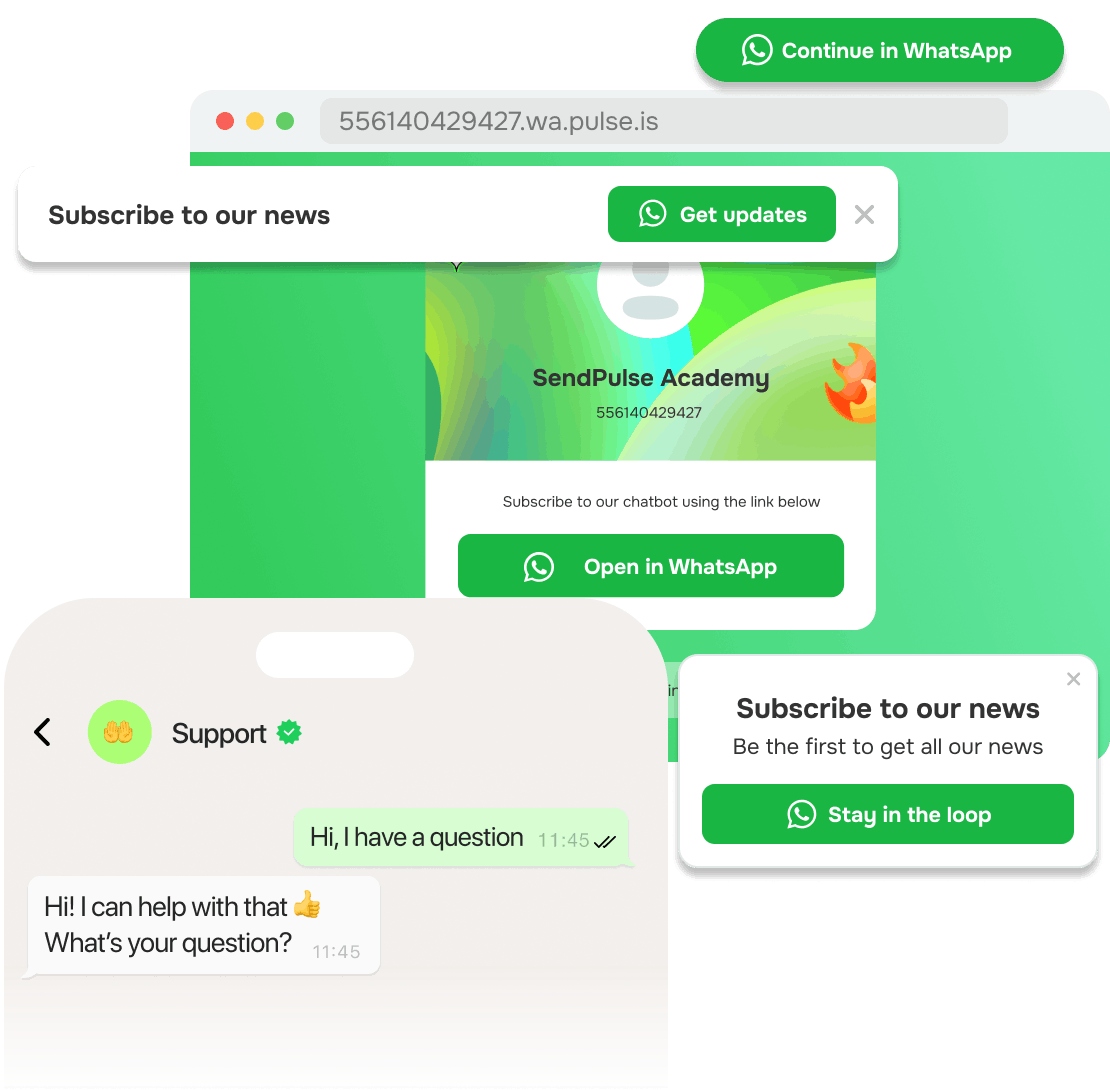 Start chats that capture leads smoothly