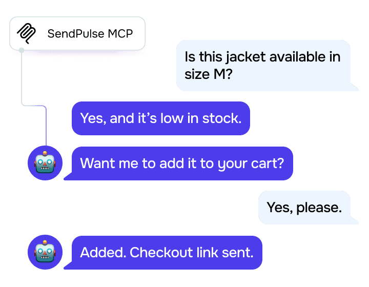 How does a retail bot personalize shopping in real time?