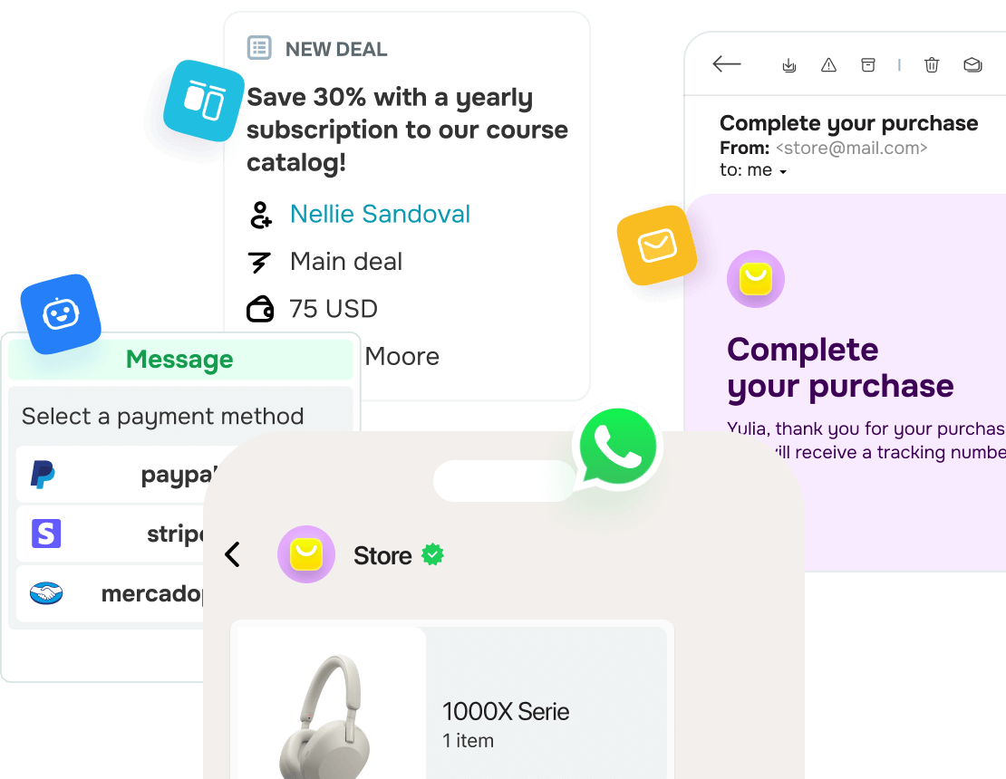 Sync every message across your setup