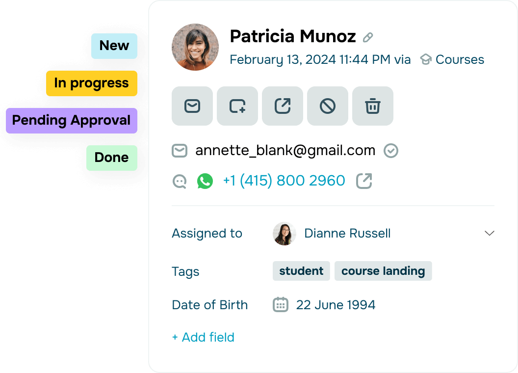 contact info