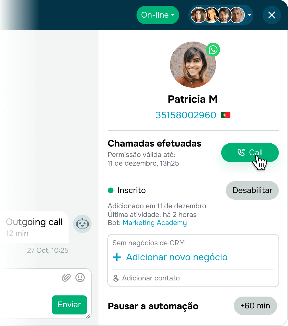calls 1